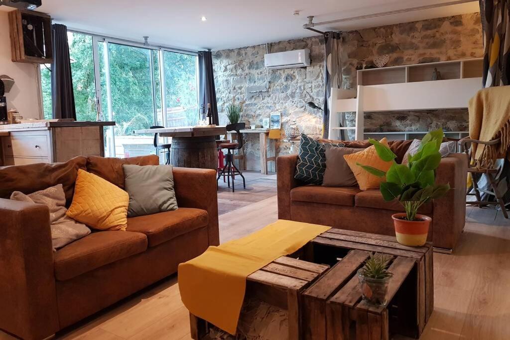 Studio tout confort entre vignes et prés Saint-Didier-sur-Beaujeu Extérieur photo