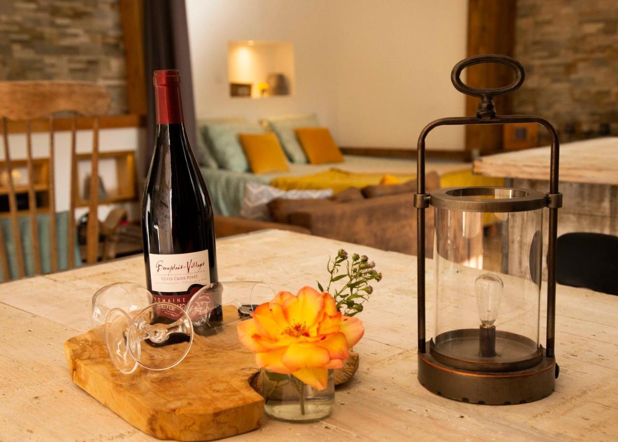 Studio tout confort entre vignes et prés Saint-Didier-sur-Beaujeu Extérieur photo